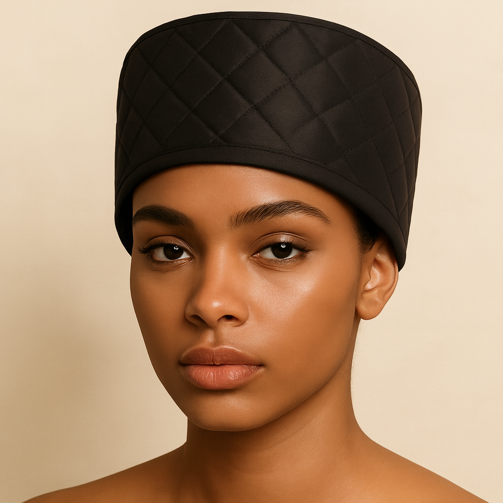 Bonnet chauffant capillaire – Hydratation profonde & définition optimale